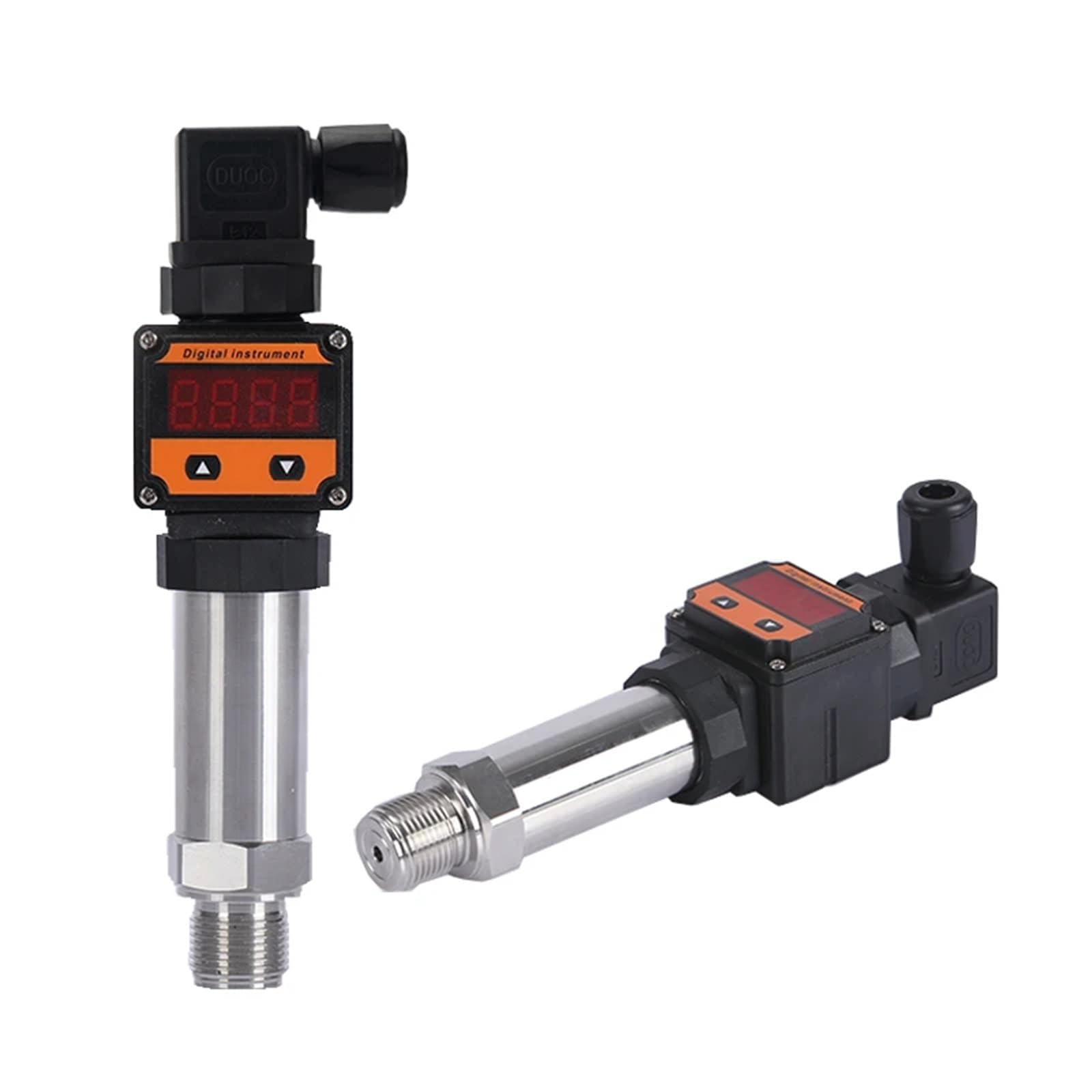 Transductor de presión de aceite, aire y agua de 4-20ma con pantalla LED, transmisor de presión absoluta de silicona de difusión de 0-1000bar(Customized)