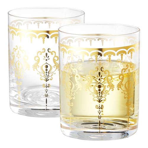 Khen Clear Moroccan Tumbler Glassware | Set of 2 |