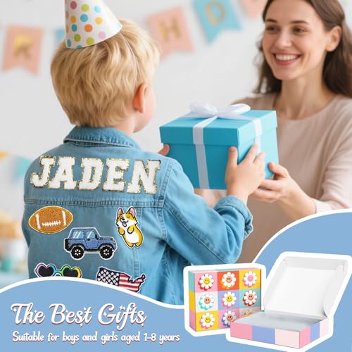Image of Personalized Kids Denim Jacket with Name, Custom Girl Jean Jacket