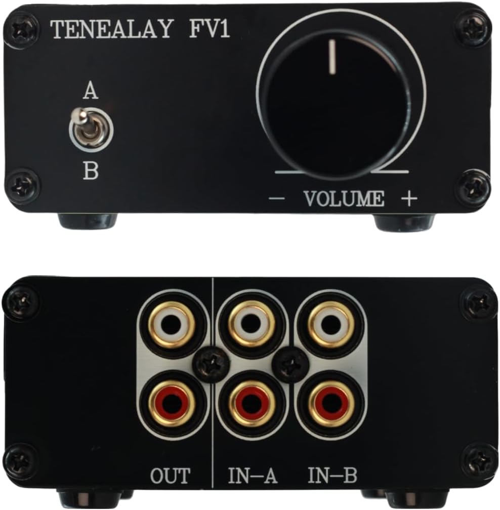 HiFi Passive Audio Stereo Loudness Contour Controller Equal Volume Control Box FV1