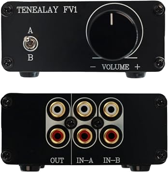 HIFI Passive Audio Stereo Loudness Contour Controller Equal Volume Control box FV1