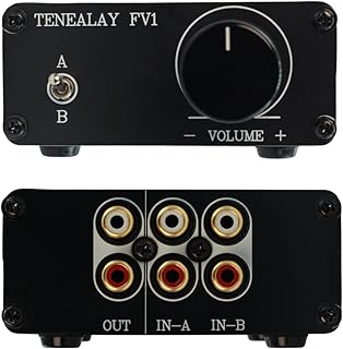 HiFi Passive Audio Stereo Loudness Contour Controller Equal Volume Control Box FV1