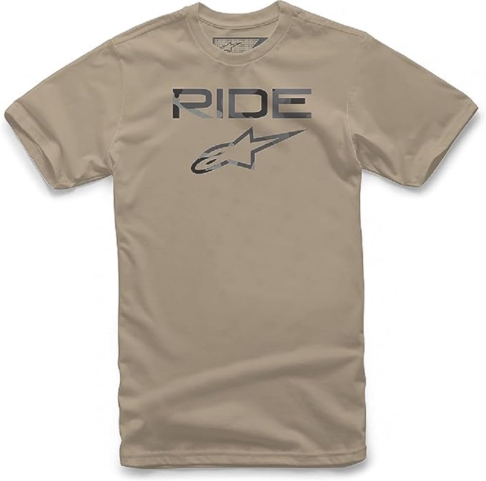Alpinestars Ride 2.0 Camo T-Shirt, Beige Large