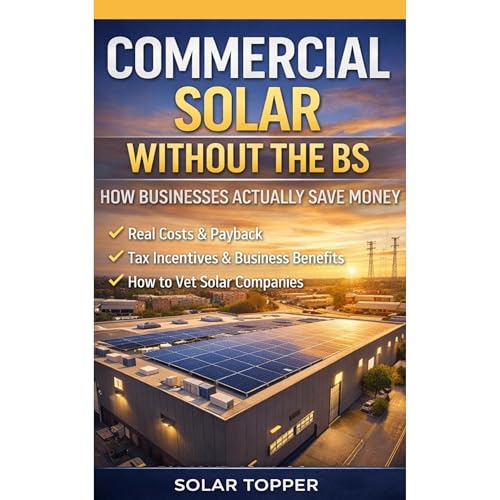Commercial Solar Without the BS: CFO-Level Financial Analysis for Business Owners Audiolibro Por Solar Topper arte de portada