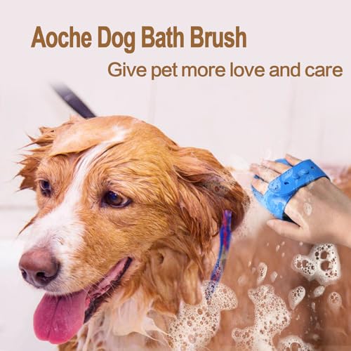 Dog Bath Brush for Long and Short Haired Dogs and Cats