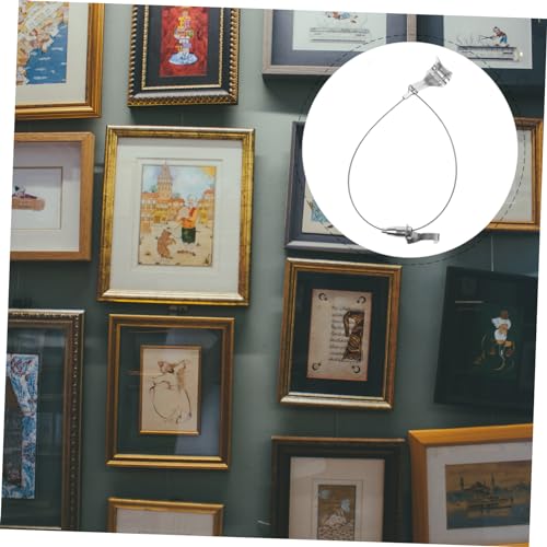 Image of Hanging Wire Picture Hooks for Hanging Stainless Steel Photo Hanger Wire Rope Hardware