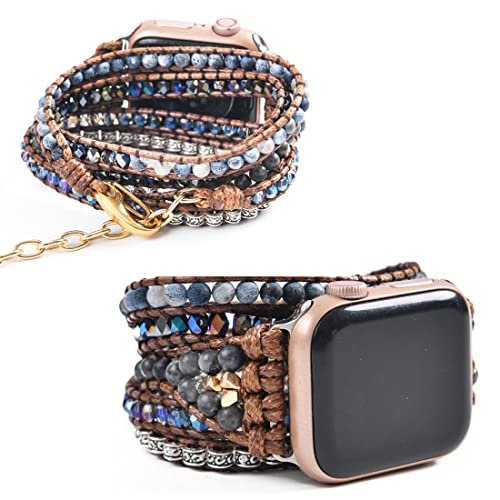 Bracelet Apple Watch bohème 38mm-45mm iWatch fait main femme