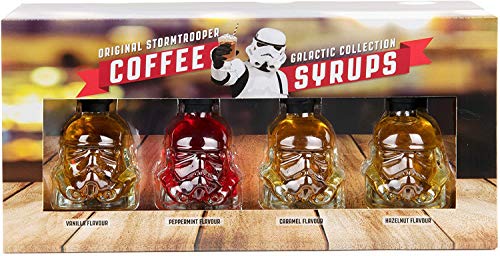 Modern Gourmet Foods, Stormtrooper Koffiesiroop, Set van 4 Smaken Inclusief Vanille, Pepermunt, Karamel en Hazelnoot… - Image 5