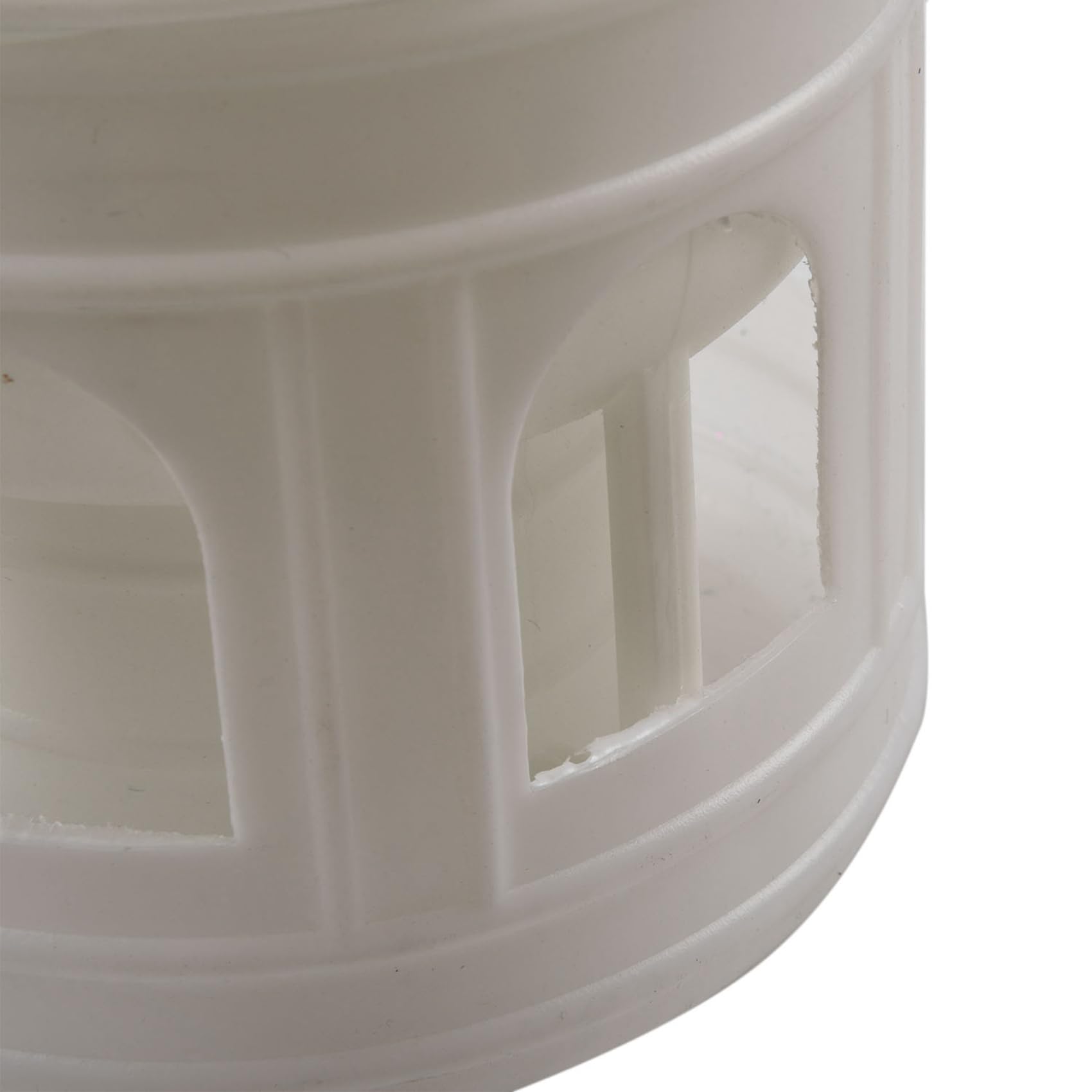 4X Bebedero de Plástico Extraíble con Manejar para Palomas Suministros de 29 cm x 17 cm