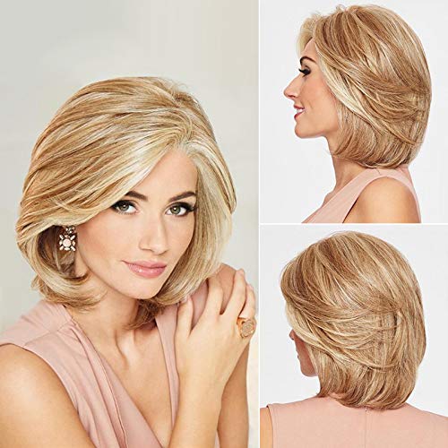 Perruque De Mode Femme Partielle Huit Frange Boucle Haute Température Soie Fibre Chimique Perruque Couvre-chef Cover