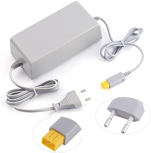 CHILDMORY Netzadapter, Wandladegerät, für Wii U Konsole, Grau Cover
