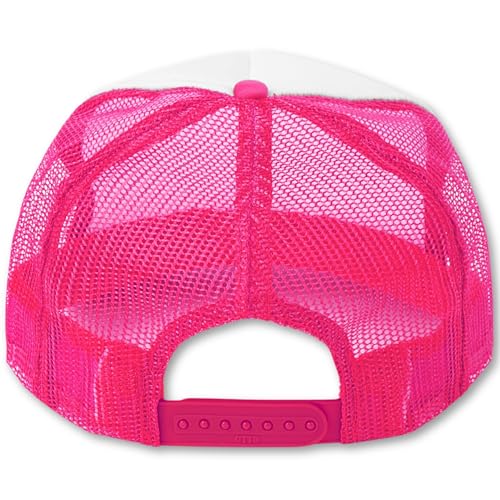 Image of It's Lake Time Summer Classic 5 Panel Foam Front Mesh Snap Back Trucker Hat