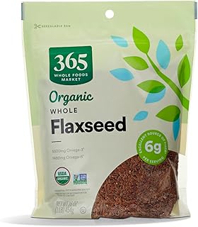 365 by Whole Foods Market, Flaxseed Whole Organic, 16 Ounce