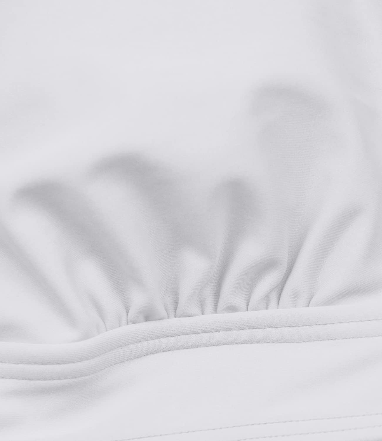 Women's Supportive Halter Bikini Padded Push Up Ruched Bust Hook Back Swimsuit Bathing Suit Tops Only - Image 5