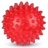 2RIE DRUNA Massage Balls Bola Pelota para Masajes Musculares PVC Pilates Yoga Fitness Crossfit Automasaje INDIGO 7,5 cm., Rojo