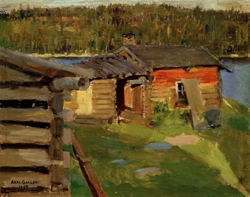 Cuadro sobre lienzo de Akseli Gallen-Kallela para dar vida a la decoración de tu salón o despacho