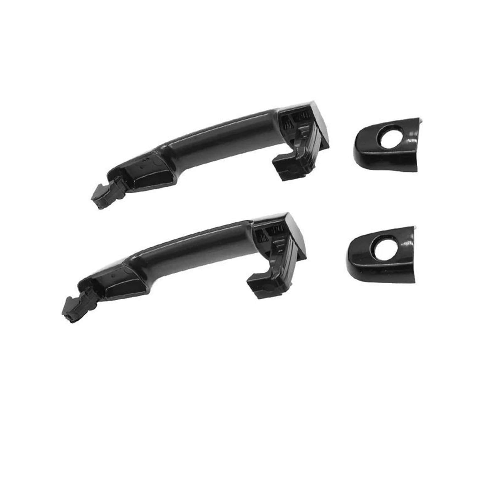 AHRPKAMERD Outer Door Handle 4PCS for Corolla for Matrix for RAV4 for Yaris for Solara for Highlander Exterior Door Handles Exterior Door Handle Cover(2X FL FR)