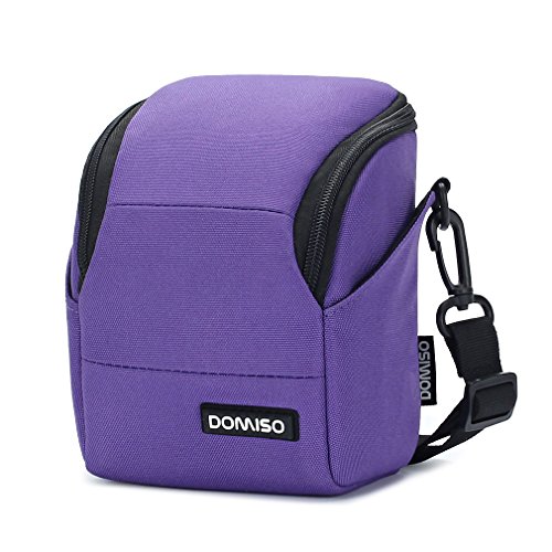 Domiso - Funda para cámara de Fotos sin Espejo Canon EOS M6 M5 M3 M10 PowerShot SX540 HS SX430 IS/Sony A6500 A6300 A6000 A5100 / Nikon 1 J5 COOLPIX B700 B500 / Olympus E-PL 8