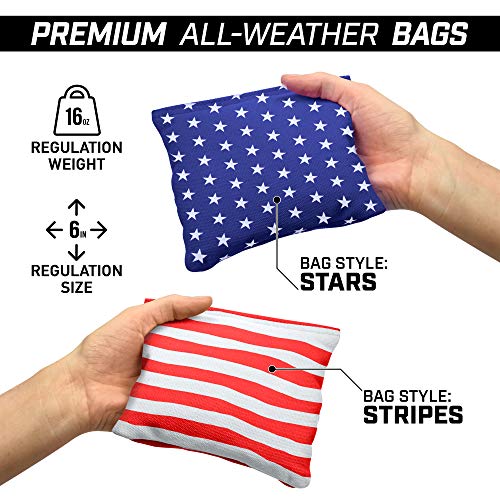 Image of GoSports 4 ft x 2 ft Commercial Grade Cornhole Boards Set
