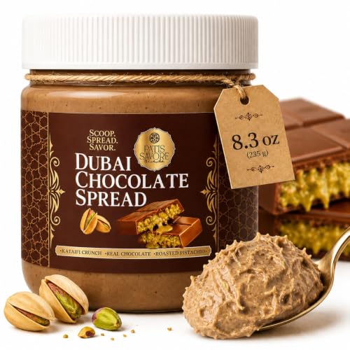 Dubai Chocolate Spread with Pistachio Cream & Kataifi 8.3 oz