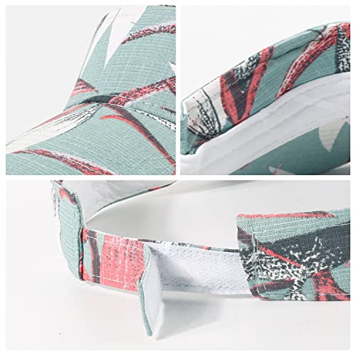 Image of HH HOFNEN Sports Sun Visor Hats Cotton Twill Ball Adjustable Sun Caps for Men Women