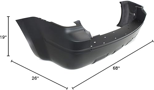 Miniatura 7 de Evan Fischer Cubierta de parachoques trasero compatible con Ford Escape 2008-2012 imprimado - FO1100629