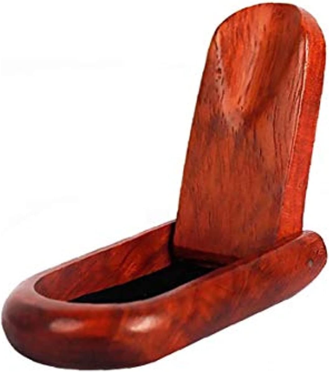 1pc Wooden Smoking Pipe Stand, Standing Wooden Tobacco Pipe Holder, Foldable Tobaccos Pipe Display Stand, Fit Most Pipes