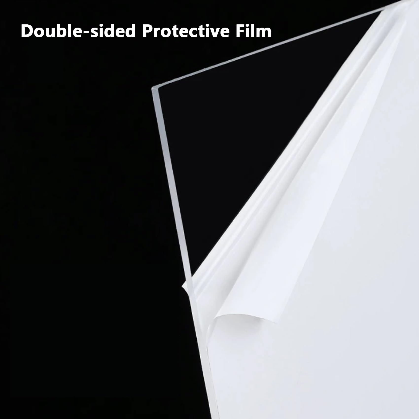 1mm Hojas Invernadero Metacrilato Acrílica, Placas de Policarbonato Tejados Transparente, Paneles Techos de Plástico para Marquesinas Exterior Terraza Jardín(0.8x2m)