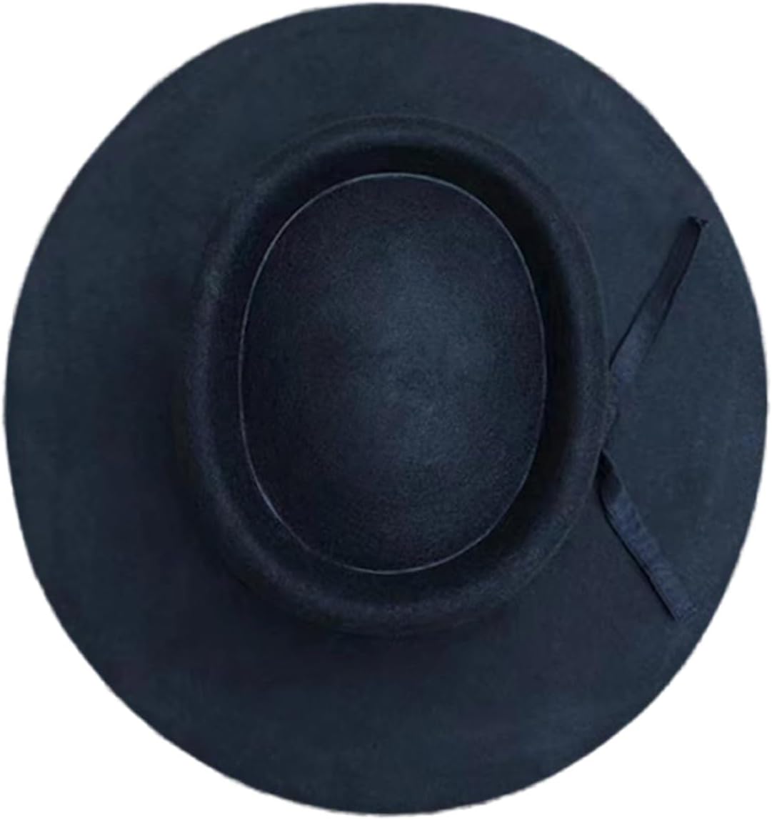 Unisex Wool Felted Hat Personality Trendy Hat Elegant Wool Felted Men Hat for Various Styles and Occasion