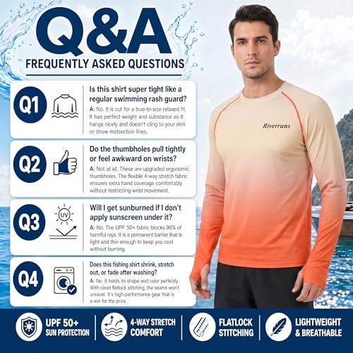 Men's UPF 50+ Ice-Cool Quick-Dry Fishing Shirt with Thumbholes - image 7