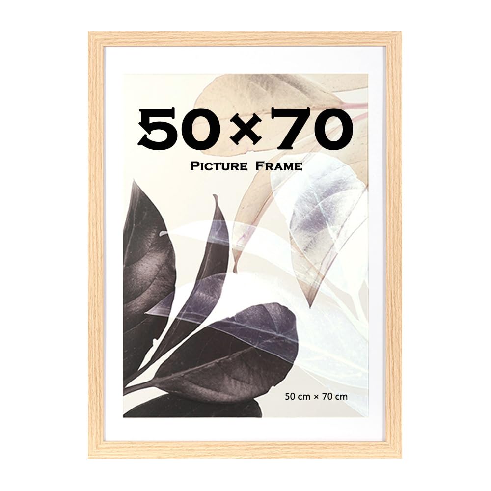 Scholar Tree Natural 50x70cm Picture Frame,1 Pack, Wall Hanging Photo Frame โ image 1