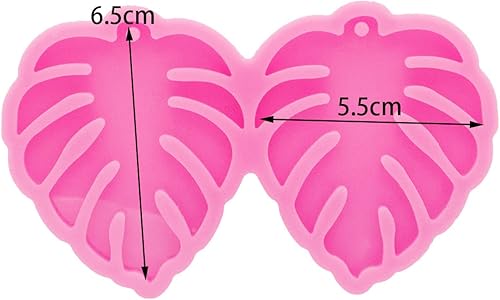 Miniatura 2 de Moldes de silicona para llavero de resina de palmera súper brillante, molde para aretes, para manualidades de resina epoxi, molde hecho a mano,