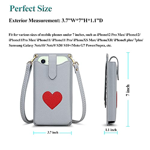 Image of Peacocktion Small Crossbody Cell Phone Purse for Women, Lightweight Mini Small Crossbody Bags for Women with Card Slots