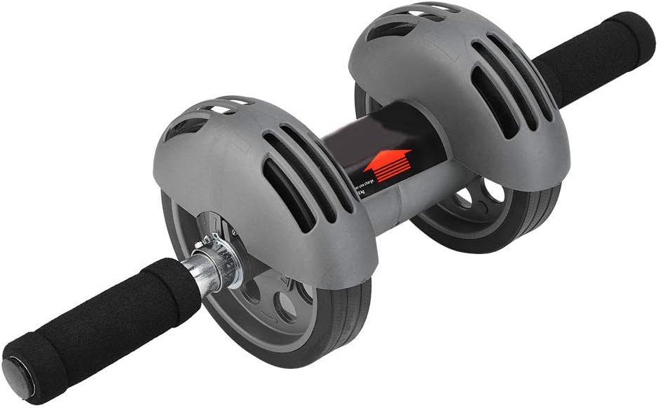Abdominal Exercise Roller Wheel Ab Core Training Roller Ab Roller Workout Tool Double Wheel Fitness Roller for Boys Girls Gym Exercise