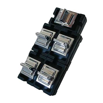 Sangeponiang Fits Power Window Door Switch Plastic Gray OE Standard FOVY-14529-A SD-00000936