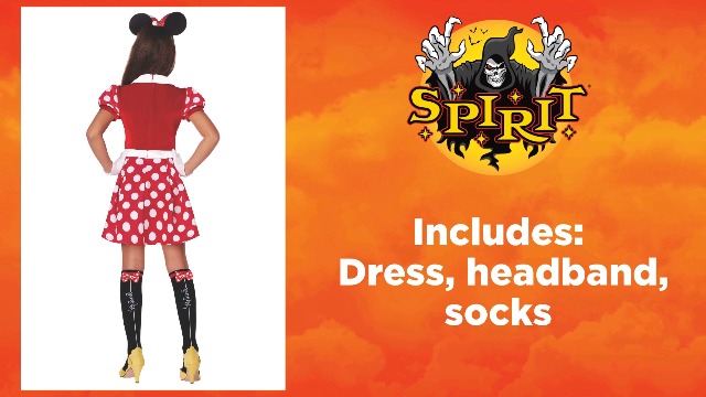 Disfraz de Minnie Mouse para niños Spirit Halloween miniatura 4