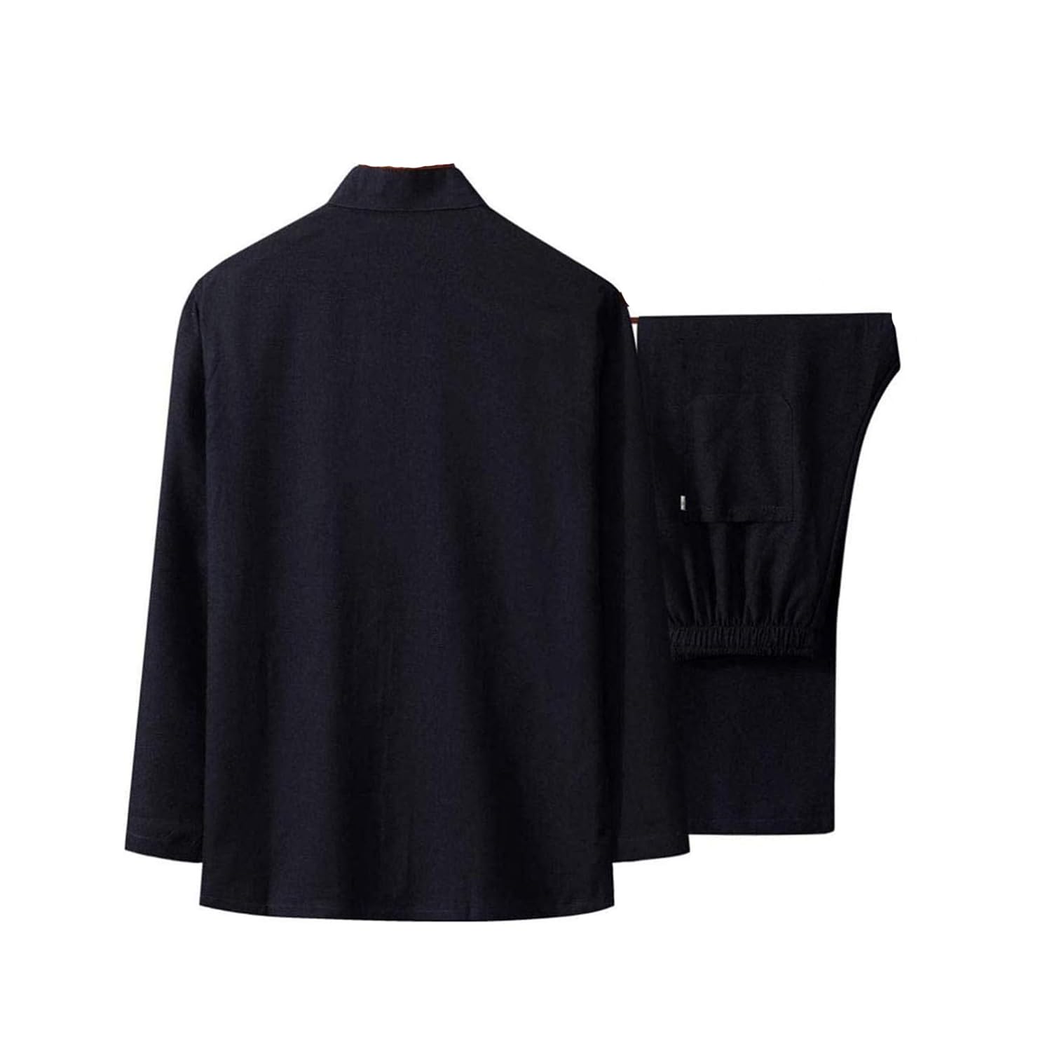 KEMKEY Womens Martial Arts Uniform Tai Chi Suit Chinese Kung Fu Clothing Cotton Wing Chun Clothes Zen Meditation,A,XL