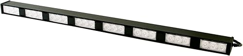 Miniatura 5 de Buyers Products 8894047, asesor de tráfico estroboscópico LED de 46.5 pulgadas, 22 patrones de flash, barra de luz para ATV, UTV, camiones de