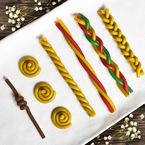 Velas de cera blanca eclesiásticas de 29,5 cm sin goteo, pack de 100 6