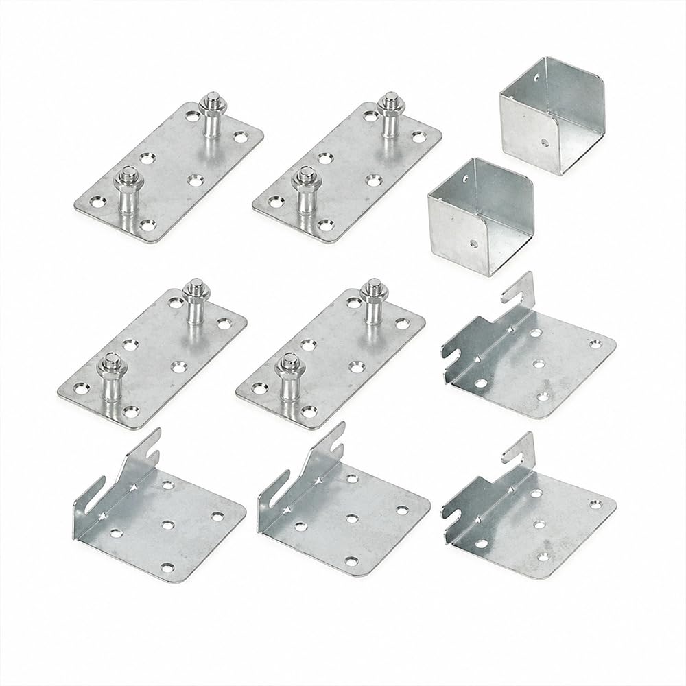 Angle Corner Brackets for Wood 70 x 70 x 55 x 1.5mm – Pack of 10 Heavy Duty Galvanised Steel L Brackets – Zinc Coated Rust Resistant Joist Support Braces – Max Load Capacity 265kg
