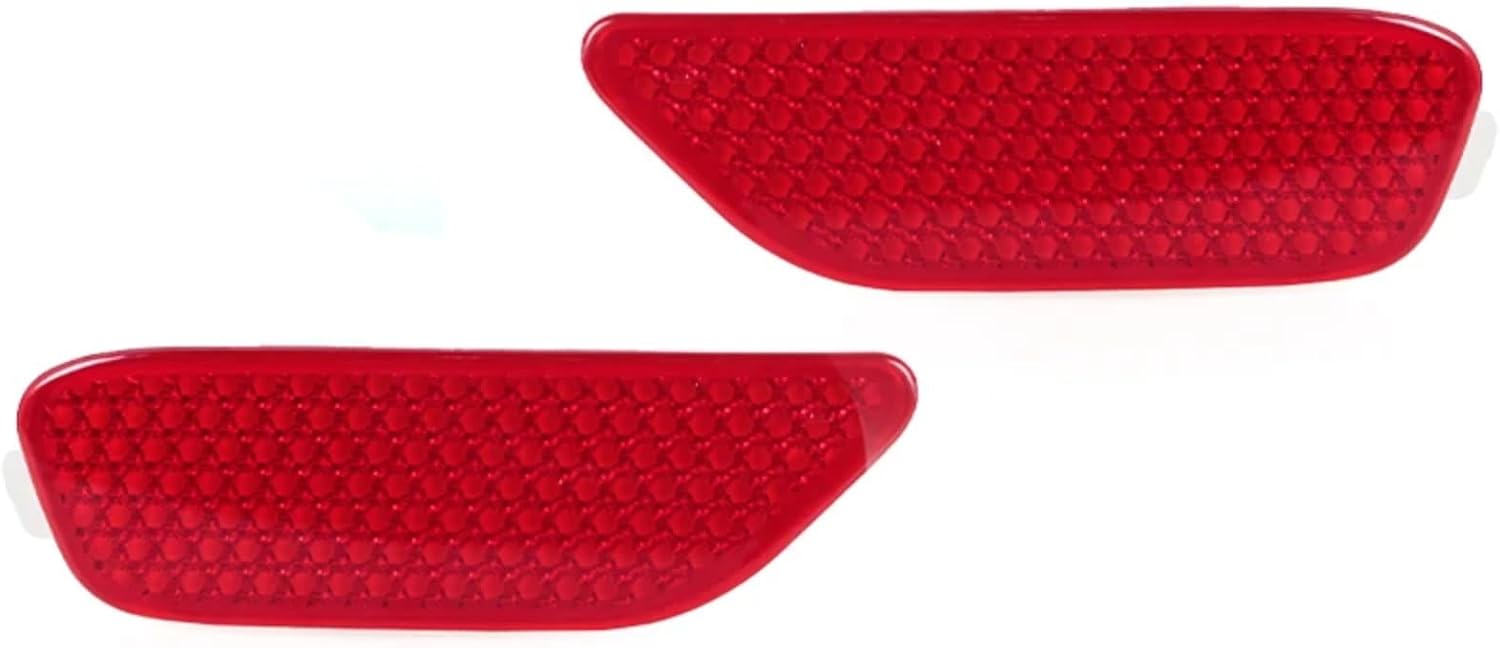 Rear Fog Bumper Reflector Compatible With Chevrolet For Captiva 2008-2014 2015 Car Rear Bumper Fog Light Tail Brake Reflector Lamp Trim 96626981 96626982(2pcs)