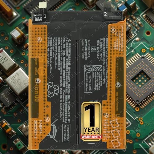 Image of Original BP47 4500mAh Battery for Xiaomi 11i HyperCharge 5G 21091116UI, ‎MZB0A55IN with 1 Year Warranty*. (Green)