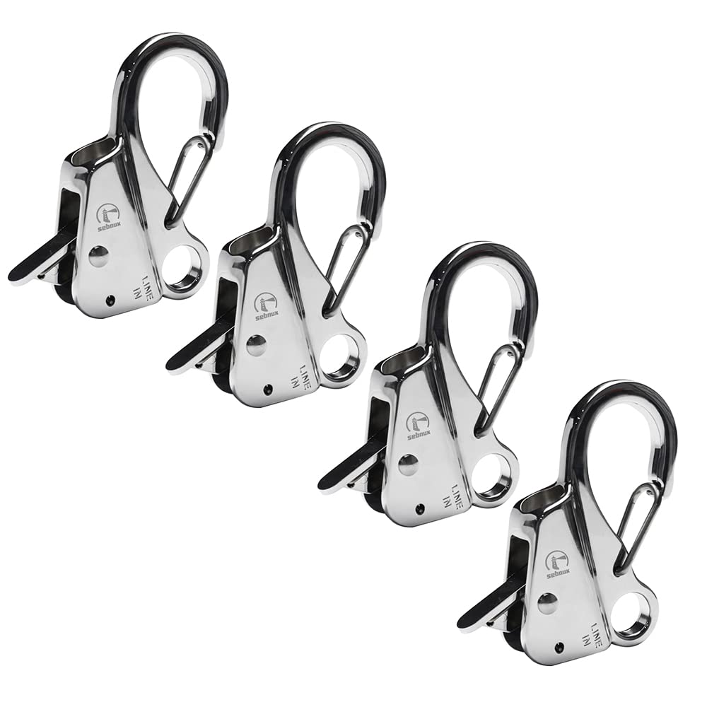 Stainless Steel Boat Fender Clip Boat Fender Quick Release Clip Boat Bumper for Docking Ideal for Boat Docking