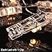 FANSIR 20 LED Photo Clip String Lights, 3 Modes 7.2 ft LED Clips Lights Battery Powered String Lights Lamp for Home/Party/Christmas Decoration Birthday Wedding Party Festival Decor(Warm White)