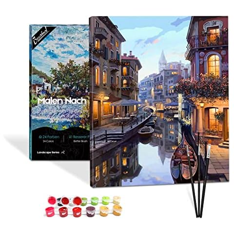 Bougimal Malen Nach Zahlen Erwachsene Landschaft Cover