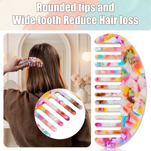 Peines Mini Dientes Anchos Pack 2 para Pelo Rizado y Seco miniatura 6