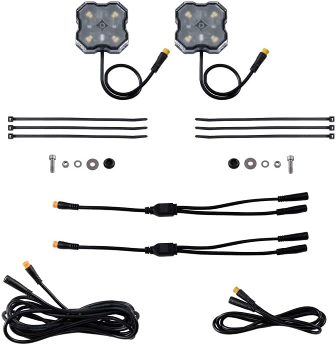 Diode Dynamics Stage Series Rock Light Add-On (2-Pack), Red