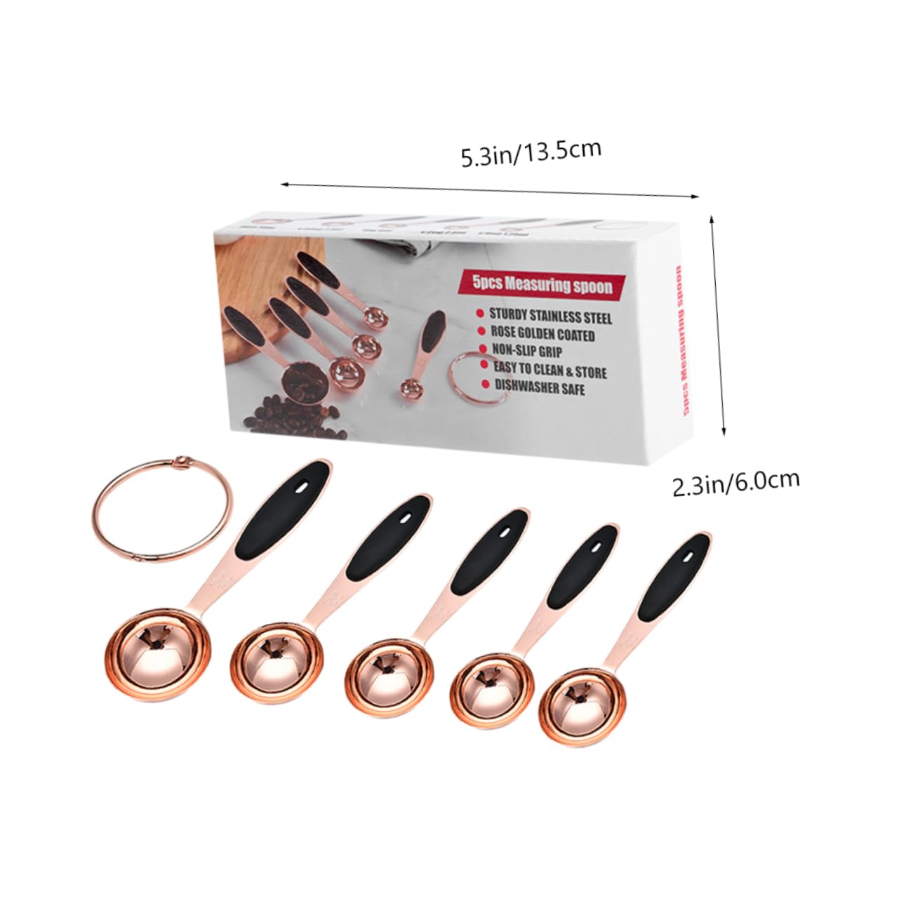 Amosfun Lot De 3 Cuillères À Mesurer En Forme De Rose Cuillères À Café Ustensiles De Cuisine Ustensiles De Cuisson Cuillères À Mesurer Accessoires De Cuisine Cuillère À Cocktail En