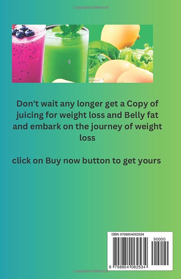 Juicing for Weight Loss and Belly - Product Features
