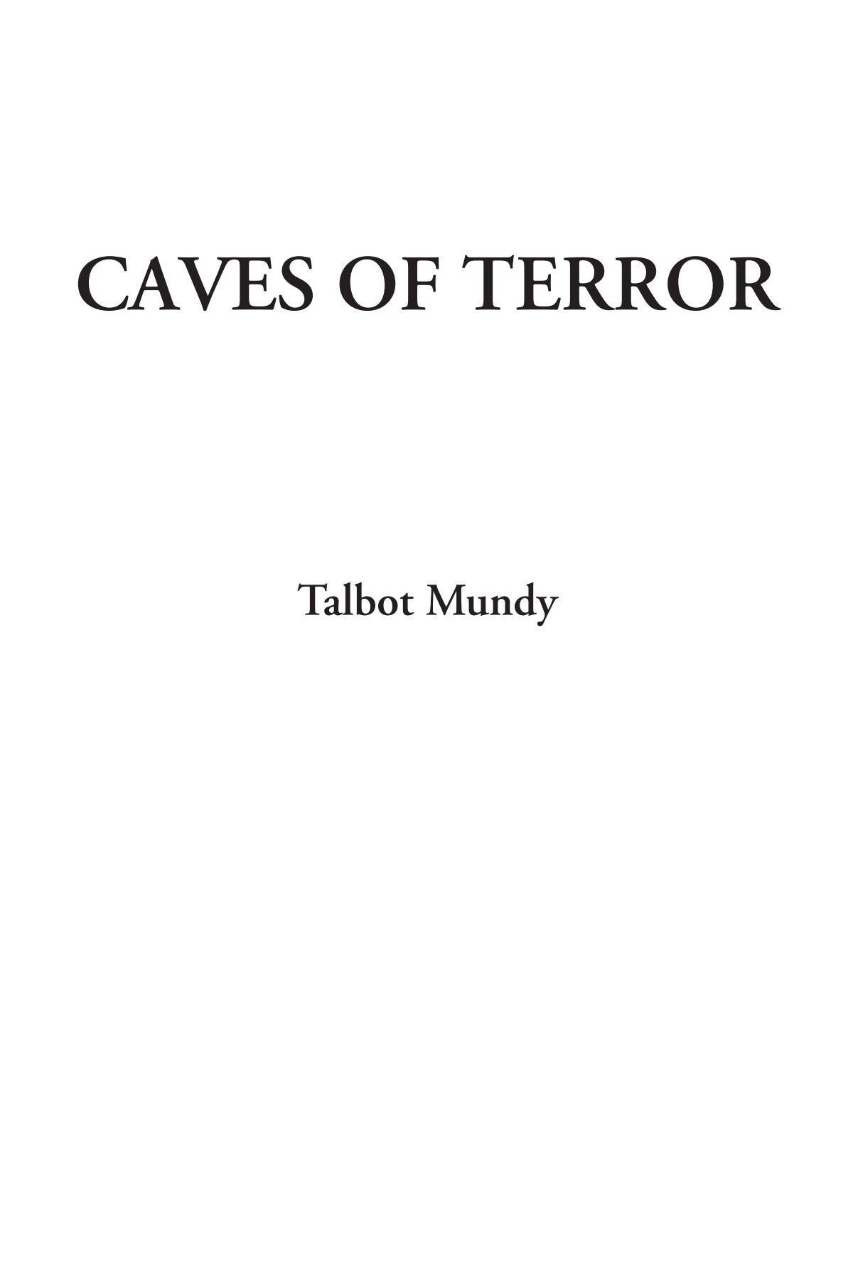 Caves of Terror